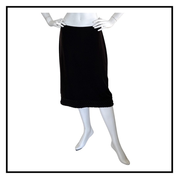 Bruno Duluc Micro Velvet Skirt - Picture 1 of 3